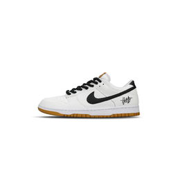 Nike Кроссовки для скейтбординга Dunk, износостойкие, низкие, мужские, белые, черные fq6965-700(team333-white gum) | white black