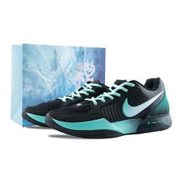 Nike Баскетбольные кроссовки Ja 2 Morant 2, King Of Shooters, износостойкие, низкие, мужские, черно-зеленые fd7327-003（team626-枪王） | peacock green (special shopping bag)