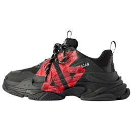 Balenciaga Низкие массивные кроссовки Triple S, мужские, черные 536737wsect1060 | black