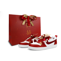 Nike Кроссовки Court Borough Eternal Love Shock Absorbers Low Top для скейтбординга, мужские, красные, белые 838937-102（team900-天长地久） | red white