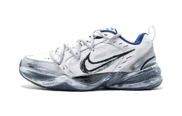 Nike Air Monarch 4 легкие низкие массивные кроссовки, увеличивающие рост, мужские, белые, серые 415445-102（team1375- 灰影） | white gray