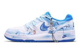 Nike Низкие кроссовки для скейтбординга Full Force, устойчивые к истиранию, синие, мужские fb1362-105（team398-云竹） | blue