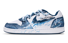 Nike Кроссовки для скейтбординга EBERNON Pool Party, износостойкие, белые, синие, мужские if0847-141(team864-泳池派对) | white blue
