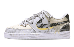 Nike Низкие мужские кроссовки для скейтбординга Court Vision, серо-коричневые hm9862-002（team398-时光记忆） | gray brown