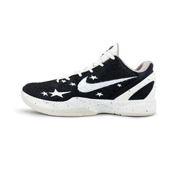 Nike Баскетбольные кроссовки Zoom Kobe 6 "All Star 2.0" с амортизацией, износостойкие, низкие, мужские, черно-белые fq3546-100（team1076-黑白双星a） | black white