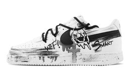 Nike Кроссовки Court Vision 1 Melting Crisis, износостойкие, низкие, для скейтбординга, мужские, черно-белые dh2987-101(team773-融化危机) | black white