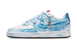 Nike Кроссовки для скейтборда Court Vision 1 Ocean's Heart, износостойкие, низкие, светло-синие, мужские dm1187-101(team846-海洋之心) | light blue