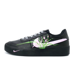 Nike Кроссовки Court Shot Four Gentlemen Orchid, износостойкие, низкие, для скейтбординга, мужские, черные, зеленые, розовые, базовые fq8146-001(team1037-四君子-兰) | black green pink