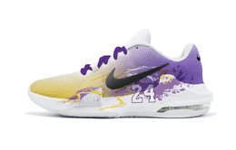 Nike Баскетбольные кроссовки Air Max Impact 4 с амортизацией, износостойкостью и водонепроницаемым покрытием, мужские, желто-фиолетовые dm1124-100(team140-夺冠曼巴) | yellow purple