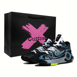 Nike Баскетбольные кроссовки KD Trey 5 с амортизацией, износостойкие, низкие, мужские, черные dj7554-007(team1065-耀夜） | black