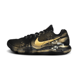 Nike Баскетбольные кроссовки Hyperdunk 2017 Golden Age с амортизацией, износостойкие, низкие, мужские, черно-золотые ih0634-070(team900-金色年华) | black gold