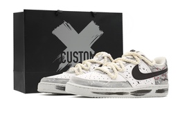 Nike Кроссовки для скейтбординга Court Vision 1, мужские, низкие, серые/черные dh2987-101(team218-落梅s-box) | white