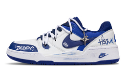 Nike Износостойкие и легкие низкие кроссовки для скейтбординга Full Force Blue Seal, мужские, белые, синие fb1362-104（team365-蓝色印记） | white blue