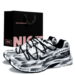 Nike Кроссовки Initiator с низким верхом, устойчивые к истиранию, мужские, черно-белые 394055-100(team169-砾岩漫游者ld) | black white