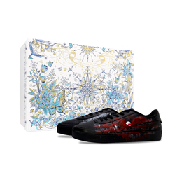 Nike Кроссовки для скейтбординга Court Shot Red Moon Box, дышащие, низкие, мужские, красные, белые, черные fq8146-001（team878-红月礼盒） | red white black
