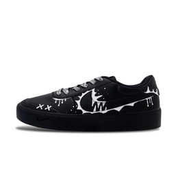 Nike Кроссовки для скейтбординга Court Shot Black Tide Rhapsody, износостойкие, низкие, мужские, черно-белые fq8146-001(team646-黑潮狂想） | black white