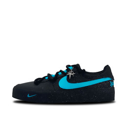 Nike Кроссовки Court Shot Blue Star Feather с низким верхом, устойчивые к истиранию, для скейтбординга, мужские, черно-синие fq8146-001（team931-蓝星羽） | black blue