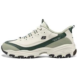 Skechers Амортизирующие, дышащие, увеличивающие рост низкие массивные кроссовки Slip Ins, мужские, белые, зеленые 232422-ntol | white green