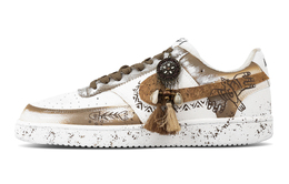 Nike Кроссовки Court Vision 1 Tribe Totem для скейтбординга, износостойкие, низкие, мужские, коричневые, белые dh2987-101(team773-部落图腾) | brown white