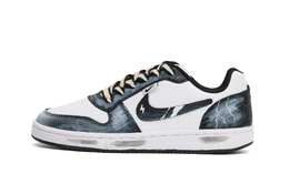 Nike Низкие, износостойкие, амортизирующие кроссовки для скейтбординга EBERNON, мужские, черно-белые aq1774-102（team1106-闪电） | black white