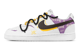 Nike Кроссовки Court Vision 1 Summer Party с низким верхом, устойчивые к истиранию, мужские, фиолетово-желтые dh2987-101(team1171-夏日狂欢） | purple yellow