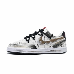 Nike Кроссовки Court Vision 1 Withered Wood Cushioning, износостойкие, низкие, мужские, для скейтбординга, черно-коричневые dm1187-101(team843-枯木) | black brown