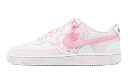 Nike Кроссовки Court Vision 1 Heartbeat Combat, износостойкие, низкие, для скейтбординга, мужские, розовые, белые dh2987-101(team529-心动作战) | pink white