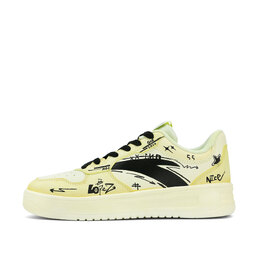 Кроссовки для скейтбординга Life Collection, низкие, мужские, желтые Anta, Yellow 912418001q-2（team649-黄绿涂鸦 ) | yellow