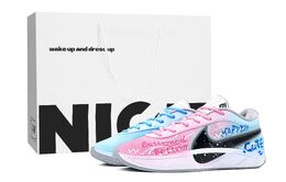 Nike Баскетбольные кроссовки Giannis Freak 6 Super Player, легкие, нескользящие, низкие, мужские, сине-розовые fj7807-102（team241-超级玩家s-box） | blue pink (shopping bag)