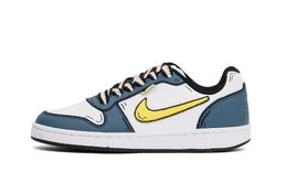 Nike Низкие износостойкие кроссовки для скейтбординга EBERNON, мужские, черно-синие aq1774-102（team1106-漫画） | blue