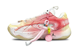 Jordan Баскетбольные кроссовки Luka 2 Funi Dreamy Cushioning, износостойкие, низкие, мужские, розово-желтые dx9012-106(team348-funi 粉黄绮梦) | pink