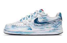 Nike Кроссовки для скейтборда Court Vision 1 Peace Dove, износостойкие, низкие, мужские, сине-белые dm1187-101（team698-和平鸽） | blue white