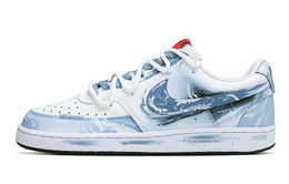 Nike Кроссовки Court Riding The Wind, нескользящие, износостойкие, легкие, низкие, для скейтбординга, синие, мужские dm1187-101（team727-乘风破浪） | riding the wind