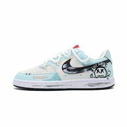 Nike Кроссовки Court Vision 1 Sea Salt Planet, износостойкие, низкие, для скейтбординга, мужские, светло-синие dm1187-101(team1198-海盐星球) | light blue