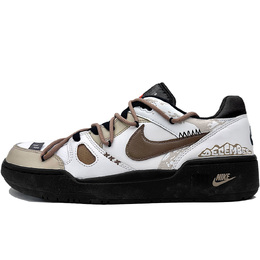 Nike Низкие износостойкие кроссовки для скейтбординга Full Force Wild Boyfriend, цвет "белый кофе" для мужчин fb1362-101(team307-旷野） | white coffee