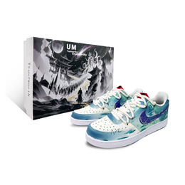 Nike Кроссовки для скейтборда Court Vision 1 Sky Wander Coverage Low Top, мужские, синие dm1187-101（team504-青空漫旅sbox） | blue