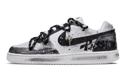 Nike Низкие мужские кроссовки для скейтбординга EBERNON, черно-белые aq1775-100（team250-passion） | black white
