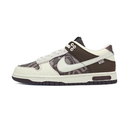 Кроссовки для скейтбординга Dunk Low, износостойкие, мужские, кофейного цвета Nike, Coffee ih7333-200(team793-椰椰朗姆) | coffee