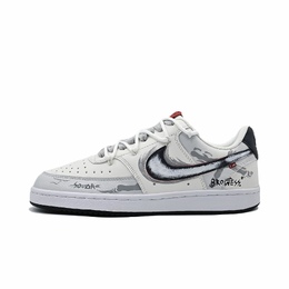 Nike Кроссовки Court Victory Cloud Trail Gray Star с низким верхом, устойчивые к истиранию и скольжению, мужские, серо-белые dm1187-101(team753-云迹灰星) | light gray
