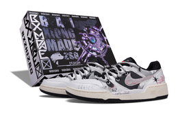 Nike Кроссовки для скейтбординга Full Force Cushioning Low Top, мужские, черно-белые fb1362-101（team250-甜蜜日记box） | black white (b-box)
