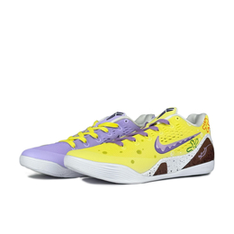 Nike Баскетбольные кроссовки Kobe 9 Dreamy Underwater Cushioning Low Top, мужские, желто-фиолетовые ih1401-100（team1054-梦幻海底） | yellow purple