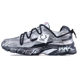 Кроссовки Initiator Low Top Casual City Commute для бега по городу, мужские, черно-серебристые Nike, Silver 394055-001(team168-银河来信) | silver
