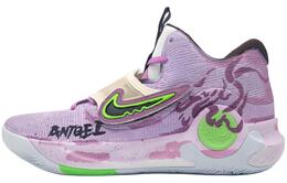 Nike Баскетбольные кроссовки KD Trey 5 Signal Dimension с низким верхом, устойчивые к истиранию, мужские, фиолетово-зеленые dj7554-014(team1025- 信号异次元) | purple green