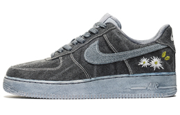 Nike Кроссовки Air Force 1 Low Top для скейтбординга, мужские, белые, серые cw2288-111(team1379-灰调牛仔雏菊) | gray