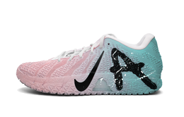 Nike Баскетбольные кроссовки Ja Morant 3 с износостойким покрытием, мгновенно привлекающие внимание. Низкий верх. Мужские розово-зеленые кроссовки hf2794-100（team1235-薄荷糖） | pink green