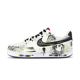 Nike Кроссовки для скейтборда Court Vision 1 Sky Drawing Coverage Low Top, мужские, черные dm1187-101(team1112-绘空) | black