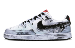 Nike Низкие износостойкие кроссовки для скейтбординга Court, мужские, серо-черные dm1187-101（team398-寻光启示） | black gray