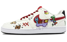 Nike Кроссовки для скейтборда Court Vision 1 Balance Height Increase Low Top мужские, черные, белые, красные dm1187-101(team302-潮流指标) | black white red