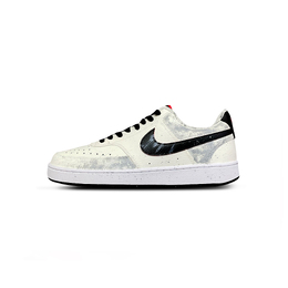 Nike Кроссовки Court Vision 1 Tower Rabbit Coexistence с низким верхом, амортизирующие, износостойкие, мужские, черно-серые dm1187-101(team880-灰暗风暴） | black gray