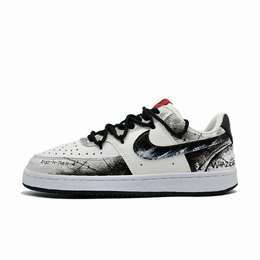 Nike Кроссовки Court Victory Boundless Star Core с низким верхом для скейтборда, устойчивые к истиранию и скольжению, мужские, черно-белые dm1187-101(team753-无垠星核) | black
